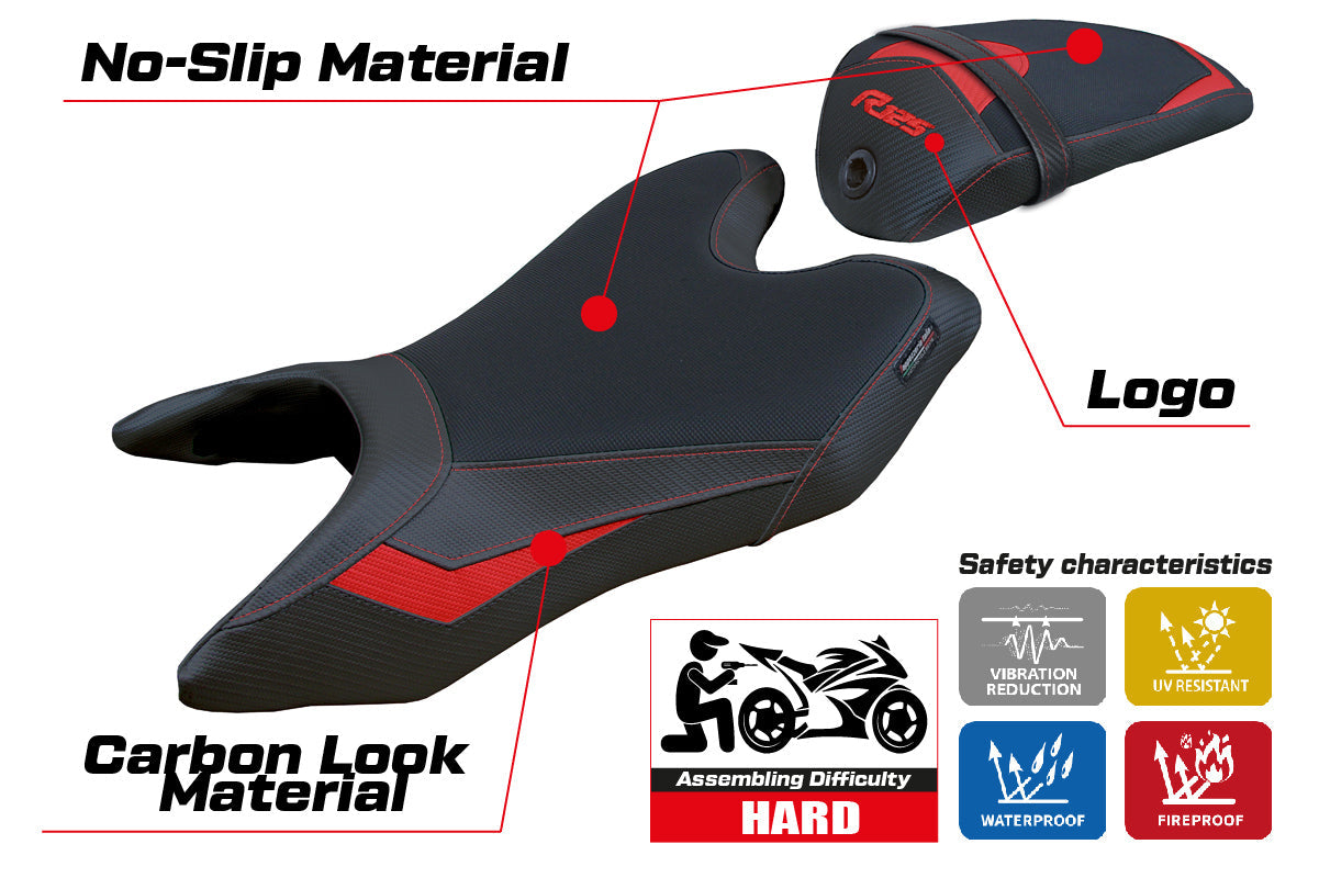 Tappezzeria Italia Yamaha YZF R125 2019-2023 Seat Cover in Red