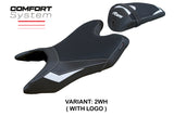 Yamaha YZF R125 2019-2023 Seat Cover Tappezzeria Italia Comfort in White
