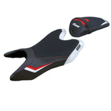 Tappezzeria Italia Yamaha YZF R125 2019-2023 Seat Cover Comfort in White and Red