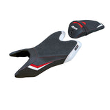 Tappezzeria Italia Yamaha YZF R125 2019-2023 Seat Cover Ultragrip in White and Red