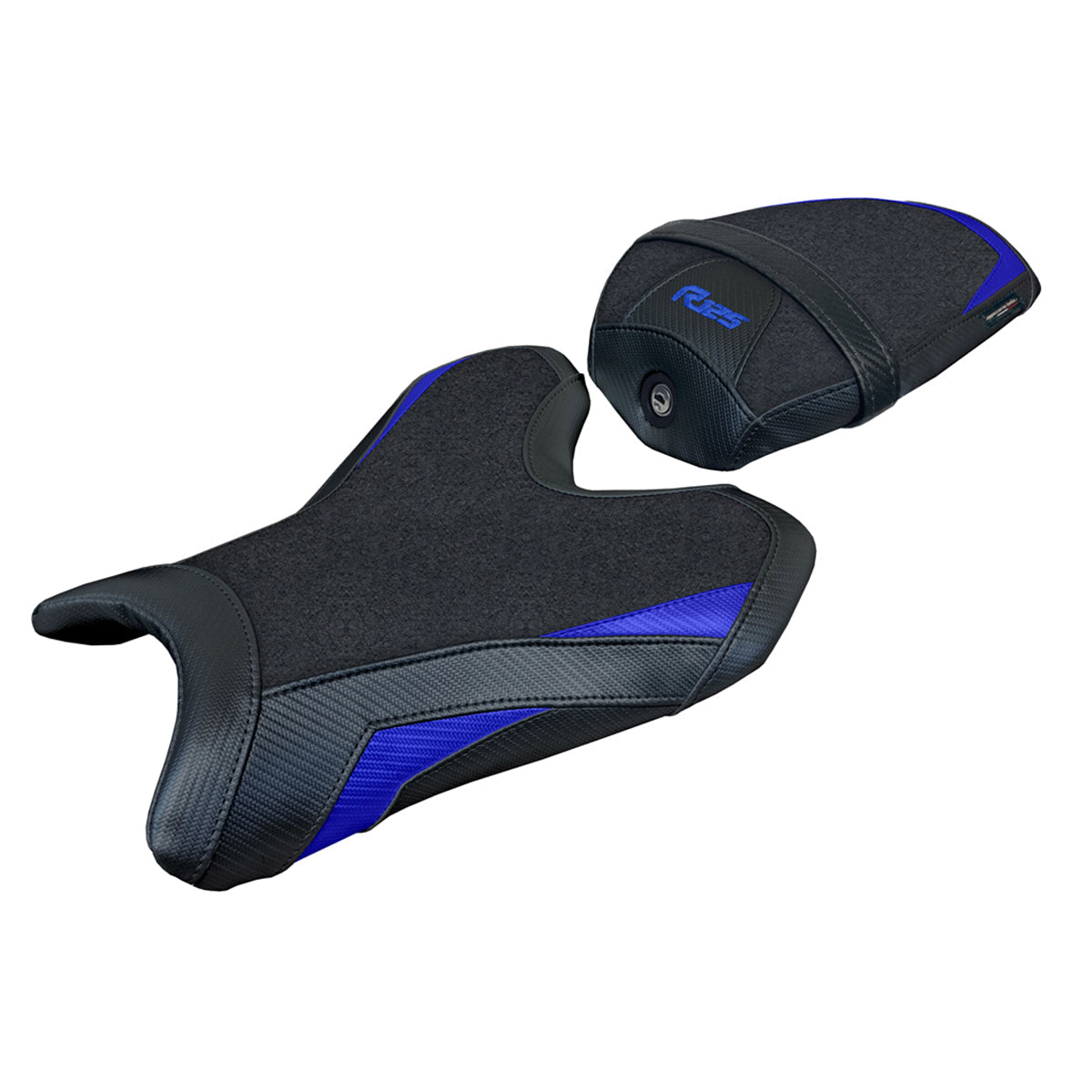 Tappezzeria Italia Yamaha R125 2023-2025 Seat Cover Ultragrip Blue Black