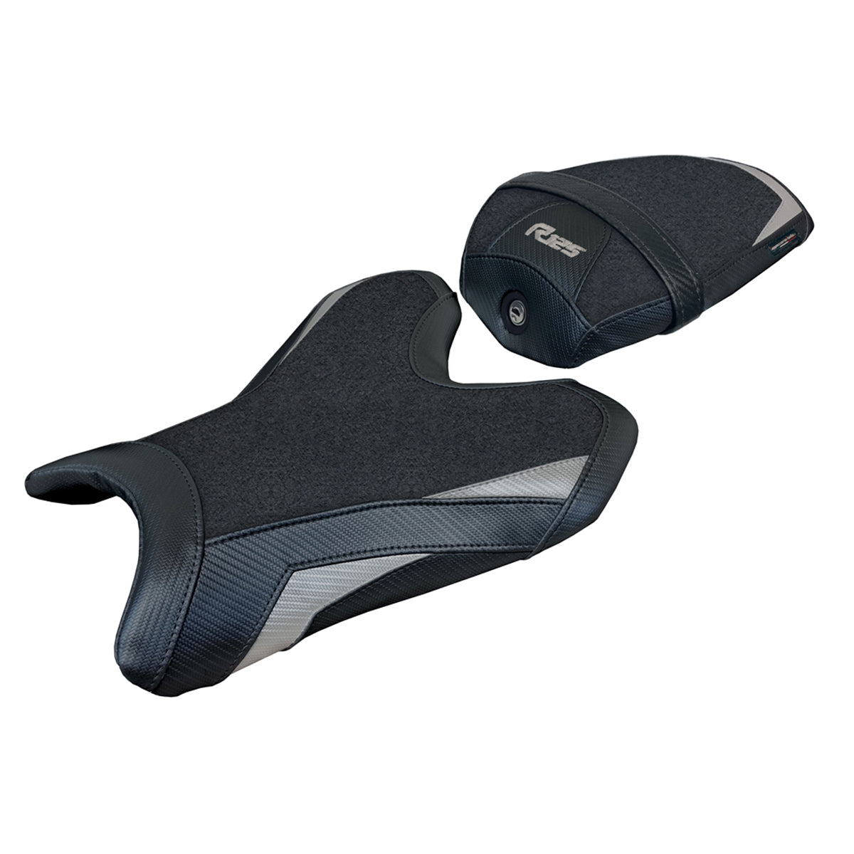 Tappezzeria Italia Yamaha R125 2023-2025 Seat Cover Ultragrip Grey Black