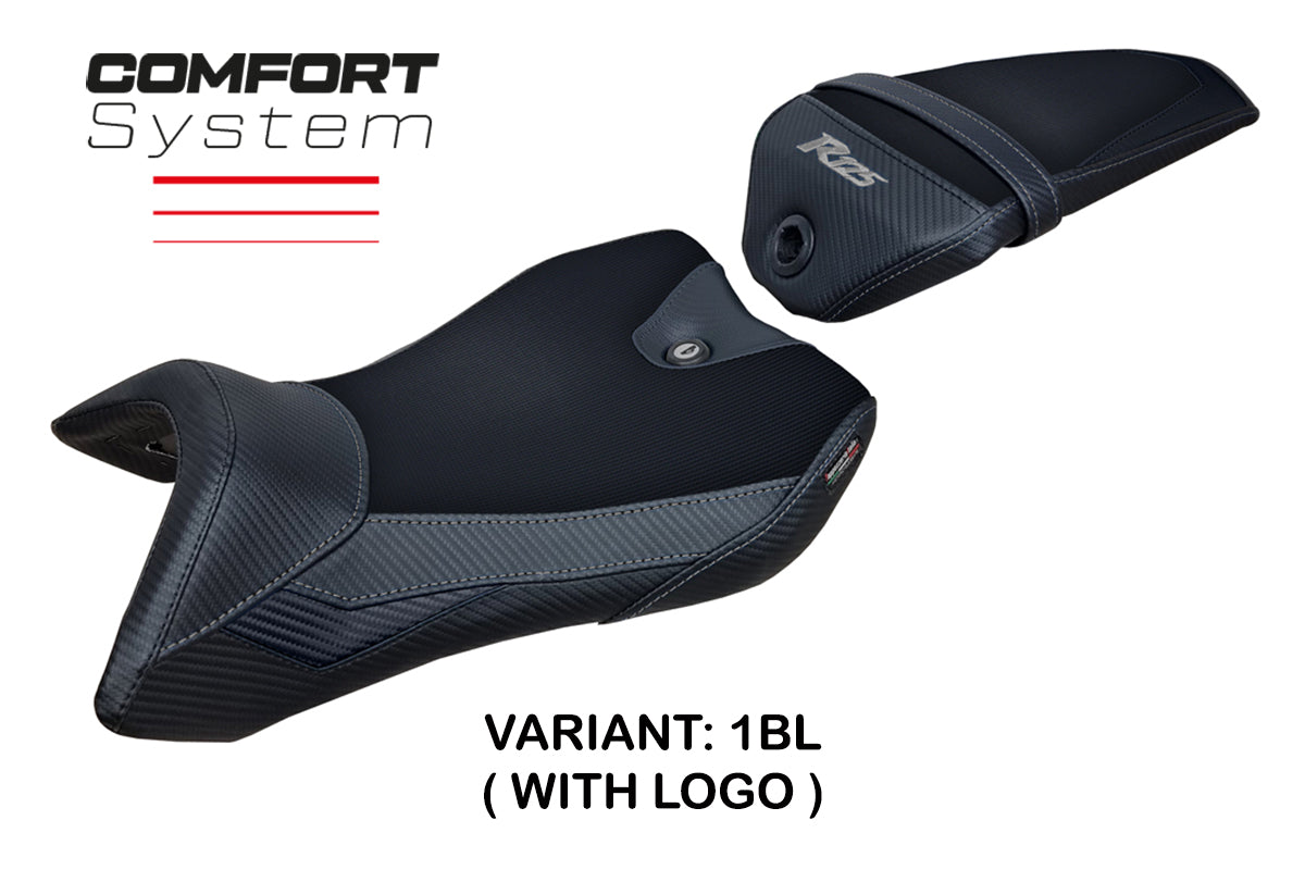 Tappezzeria Italia Yamaha YZF R125 2016-2018 Seat Cover Comfort in Black