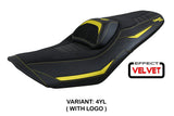 Tappezzeria Italia Yamaha T-Max 560 2022-2025 Seat Cover in Yellow and Black