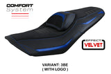 Tappezzeria Italia Yamaha T-Max 560 2022-2025 Seat Cover Comfort in Blue and Black