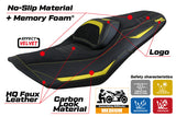 Tappezzeria Italia Yamaha T-Max 560 2022-2025 Seat Cover Comfort in Yellow and Black