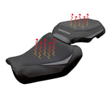 Tappezzeria Italia Yamaha Tracer 9 / 9 GT 2025 Seat Cover Heating Comfort Grey Black