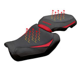 Tappezzeria Italia Yamaha Tracer 9 / 9 GT 2025 Seat Cover Heating Comfort Red Black