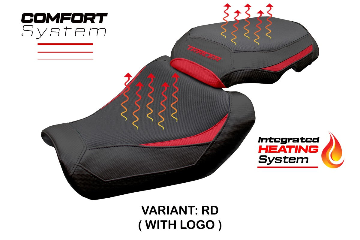 Tappezzeria Italia Yamaha Tracer 9 / 9 GT 2025 Seat Cover Heating Comfort Red Black
