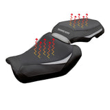 Tappezzeria Italia Yamaha Tracer 9 / 9 GT 2025 Seat Cover Heating Comfort Silver Black