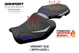 Tappezzeria Italia Yamaha Tracer 9 / 9 GT 2025 Seat Cover Heating Comfort Silver Blue