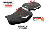 Tappezzeria Italia Yamaha Tracer 9 / 9 GT 2025 Seat Cover Heating Comfort White Black