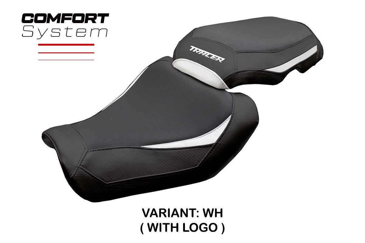Tappezzeria Italia Yamaha Tracer 9 / 9 GT 2025 Seat Cover Comfort White Black