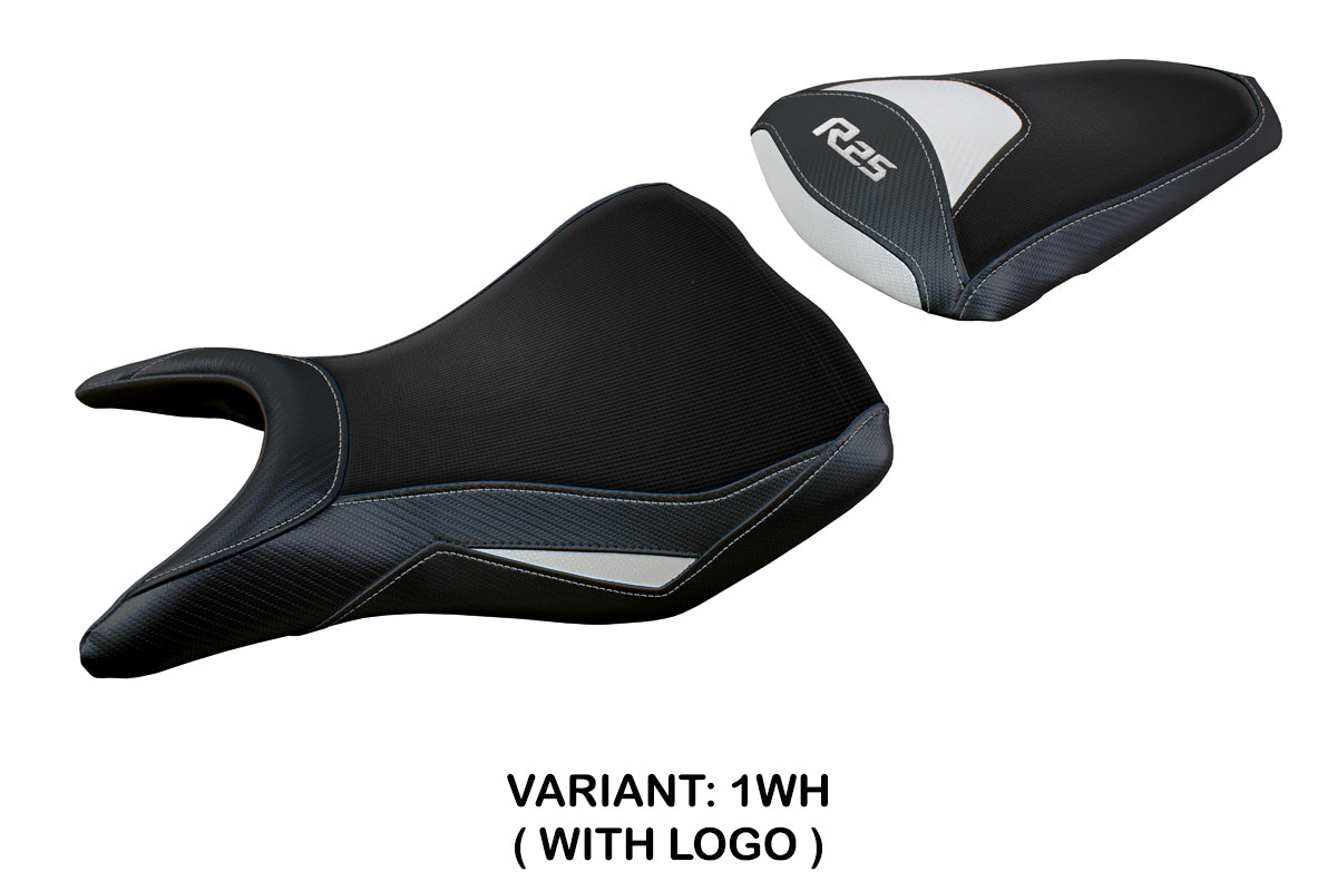 Tappezzeria Italia Yamaha YZF R25 2014-2020 Seat Cover in White