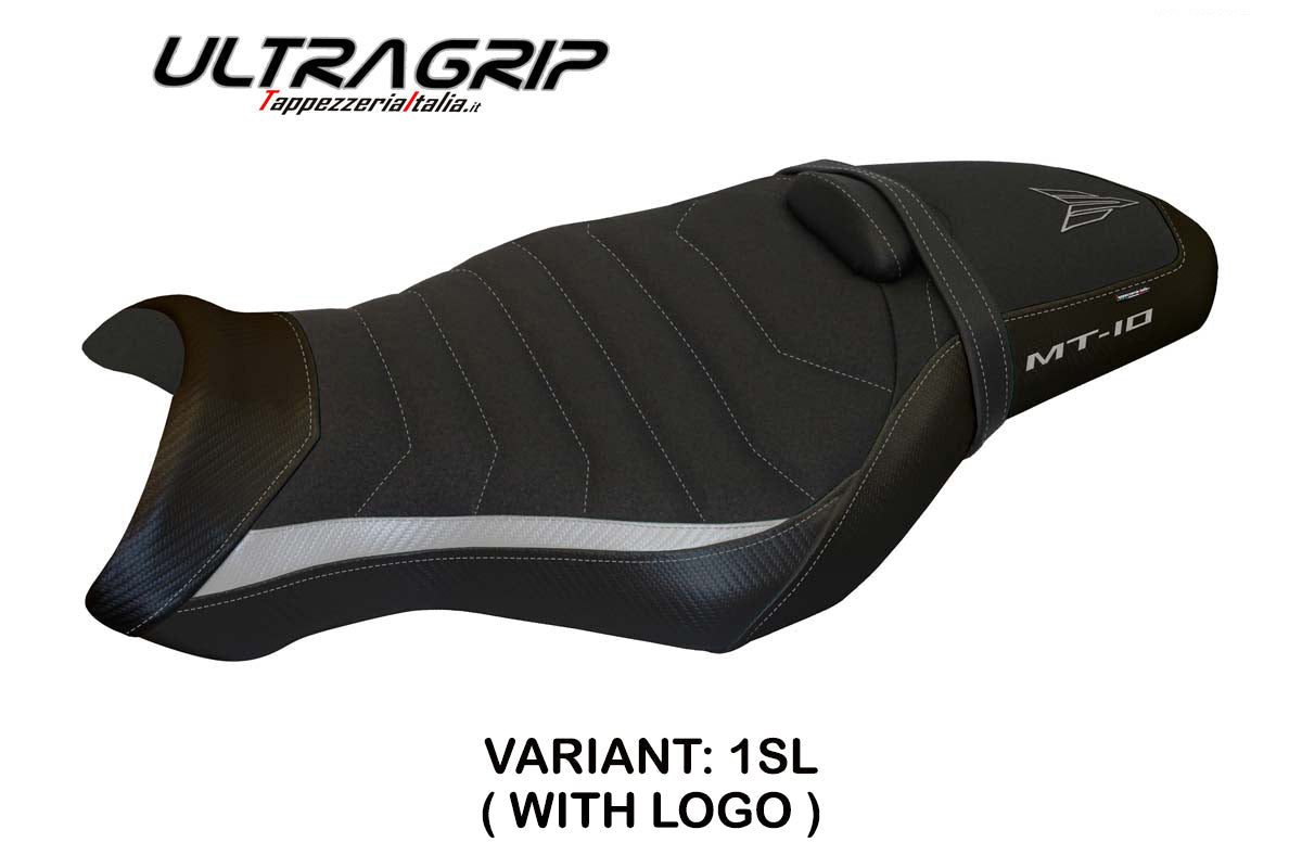 Tappezzeria Italia Yamaha MT-10 FZ10 2017-2025 Seat Cover Ultragrip in Silver