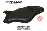 Tappezzeria Italia Yamaha MT-10 FZ10 2017-2025 Seat Cover Ultragrip in Grey and Yellow