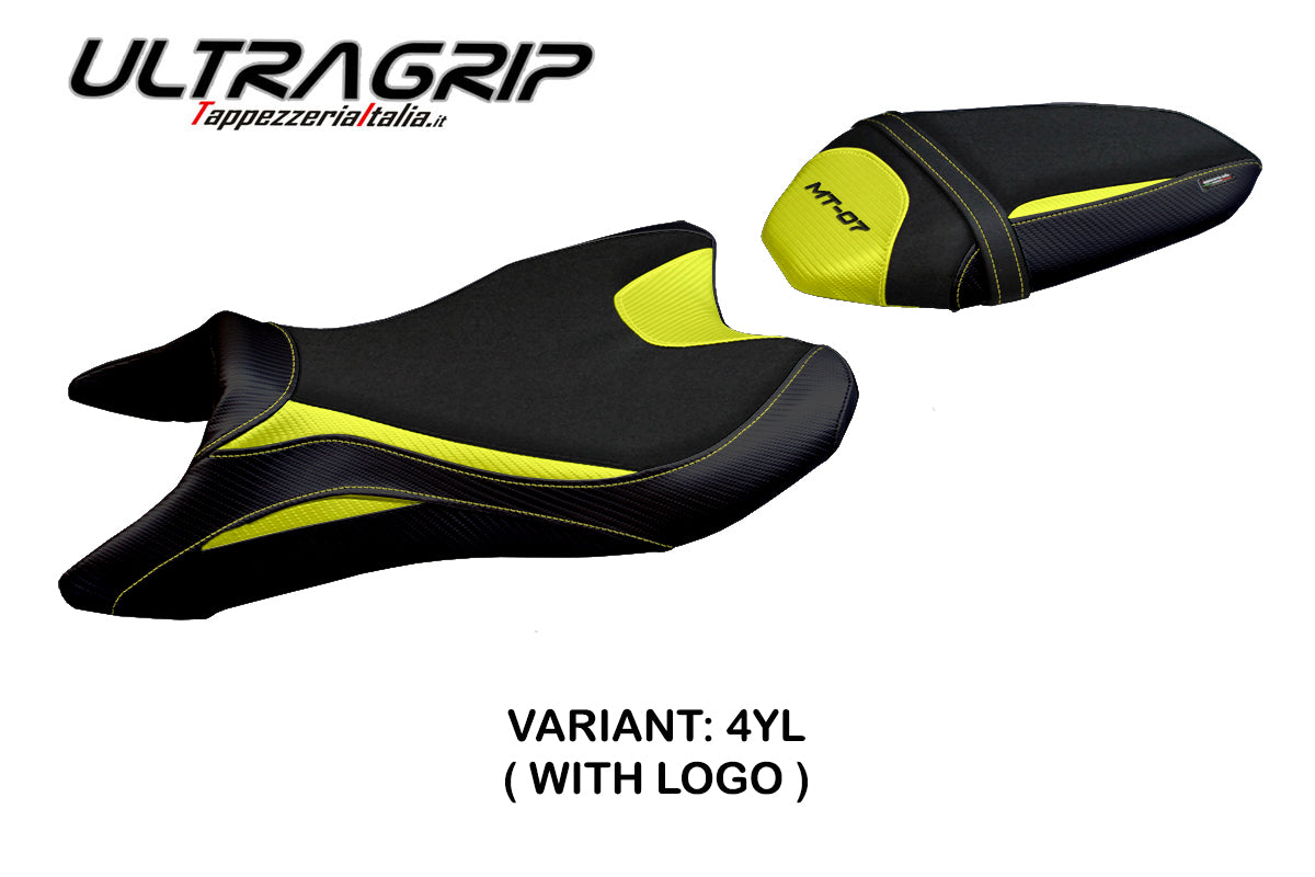 Tappezzeria Italia Yamaha MT-07 FZ07 2018-2024 Seat Cover Ultragrip in Yellow