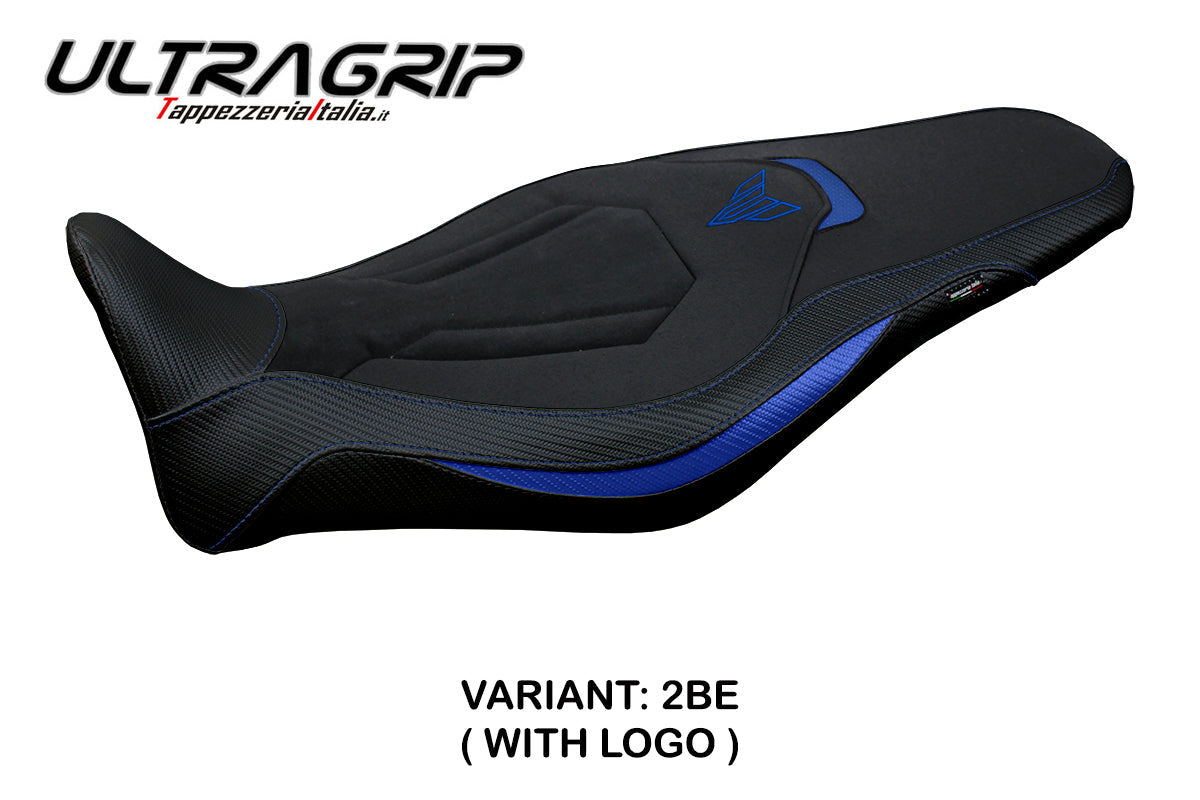 Yamaha MT-09 FZ09 2021-2023 Seat Cover Tappezzeria Italia Ultragrip in Blue and Black
