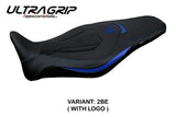Yamaha MT-09 FZ09 2021-2023 Seat Cover Tappezzeria Italia Ultragrip in Blue and Black