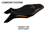 Tappezzeria Italia Yamaha MT-09 FZ09 2013-2020 Seat Cover Comfort in Orange