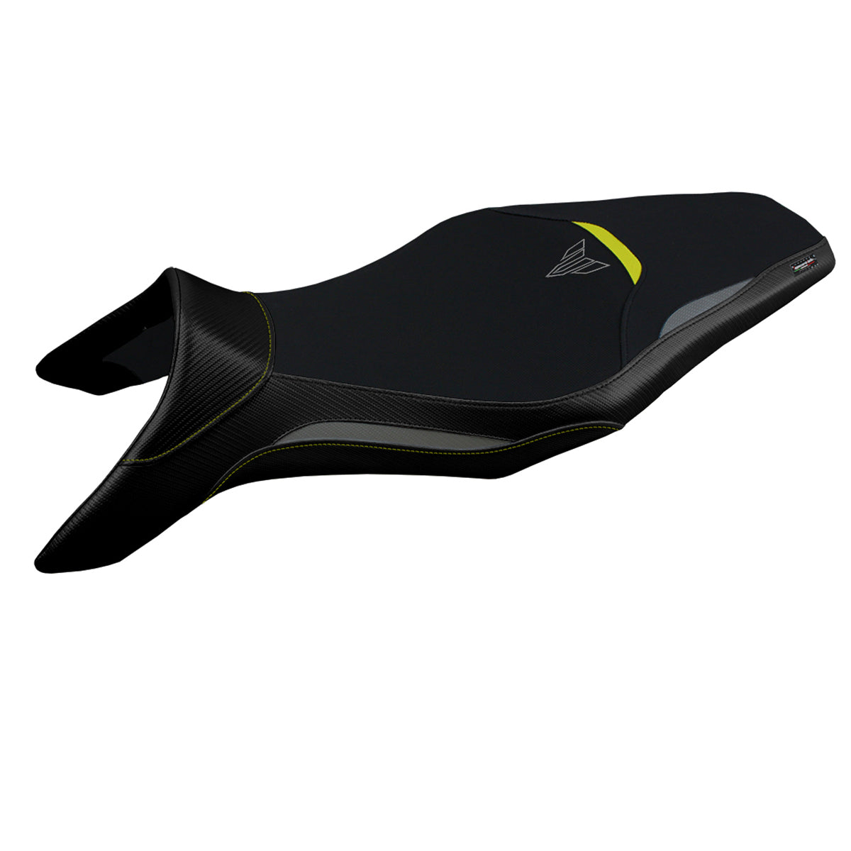 Tappezzeria Italia Yamaha MT-09 FZ09 2013-2020 Seat Cover in Grey and Yellow