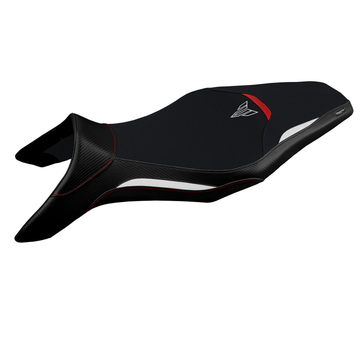 Tappezzeria Italia Yamaha MT-09 FZ09 2013-2020 Seat Cover in White and Red