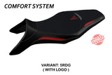 Tappezzeria Italia Yamaha MT-09 FZ09 2013-2020 Seat Cover Comfort in Red and Grey