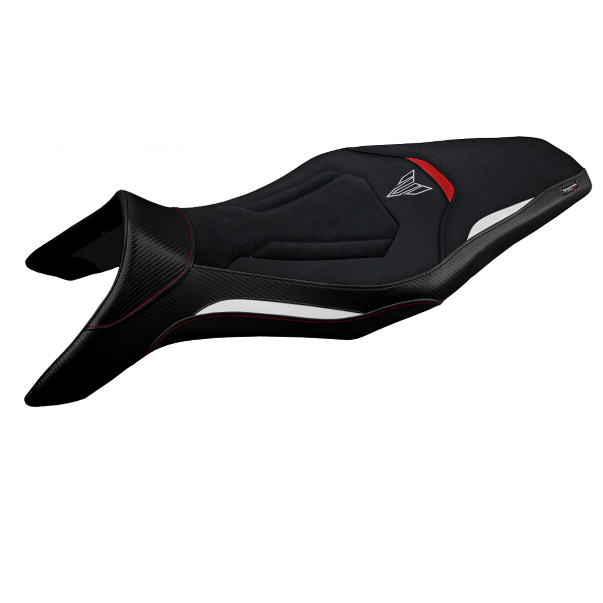 Tappezzeria Italia Yamaha MT-09 FZ09 2013-2020 Seat Cover Ultragrip in White and Red