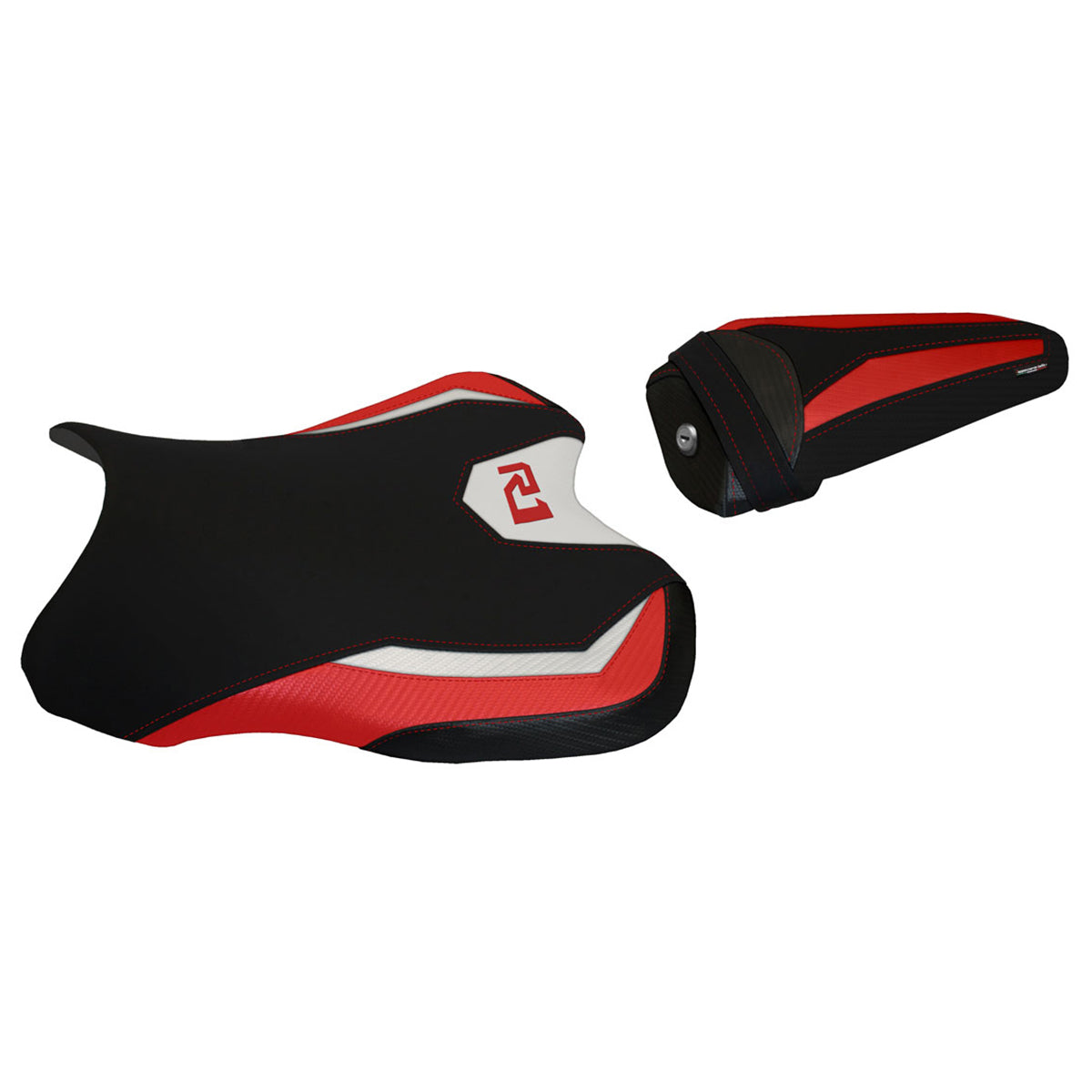 Tappezzeria Italia Yamaha YZF R1 2015-2025 Seat Cover in Red and White