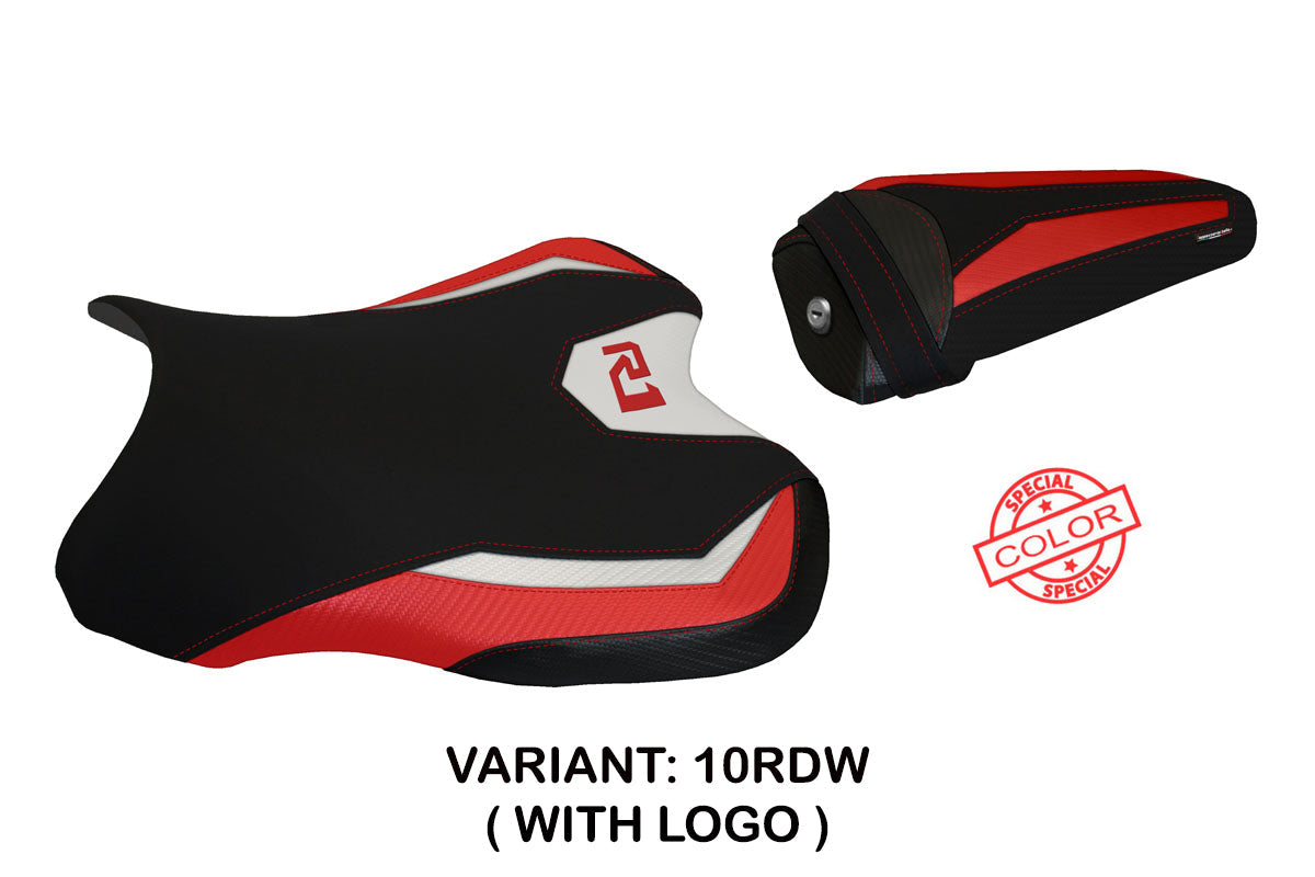 Tappezzeria Italia Yamaha YZF R1 2015-2025 Seat Cover in Red and White