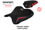 Tappezzeria Italia Yamaha YZF R1 2015-2025 Seat Cover Comfort in Red and White SE