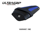 Tappezzeria Italia Yamaha YZF R1M 2015-2025 Rear Seat Cover Ultragrip in Blue and Black