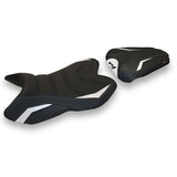 Yamaha YZF R1 2007-2008 Seat Cover Tappezzeria Italia Ultragrip in White and Black