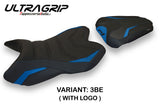 Tappezzeria Italia Yamaha YZF R1 2007-2008 Seat Cover Ultragrip in Blue and Black