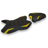 Tappezzeria Italia Yamaha YZF R1 2007-2008 Seat Cover Ultragrip in Yellow and Black
