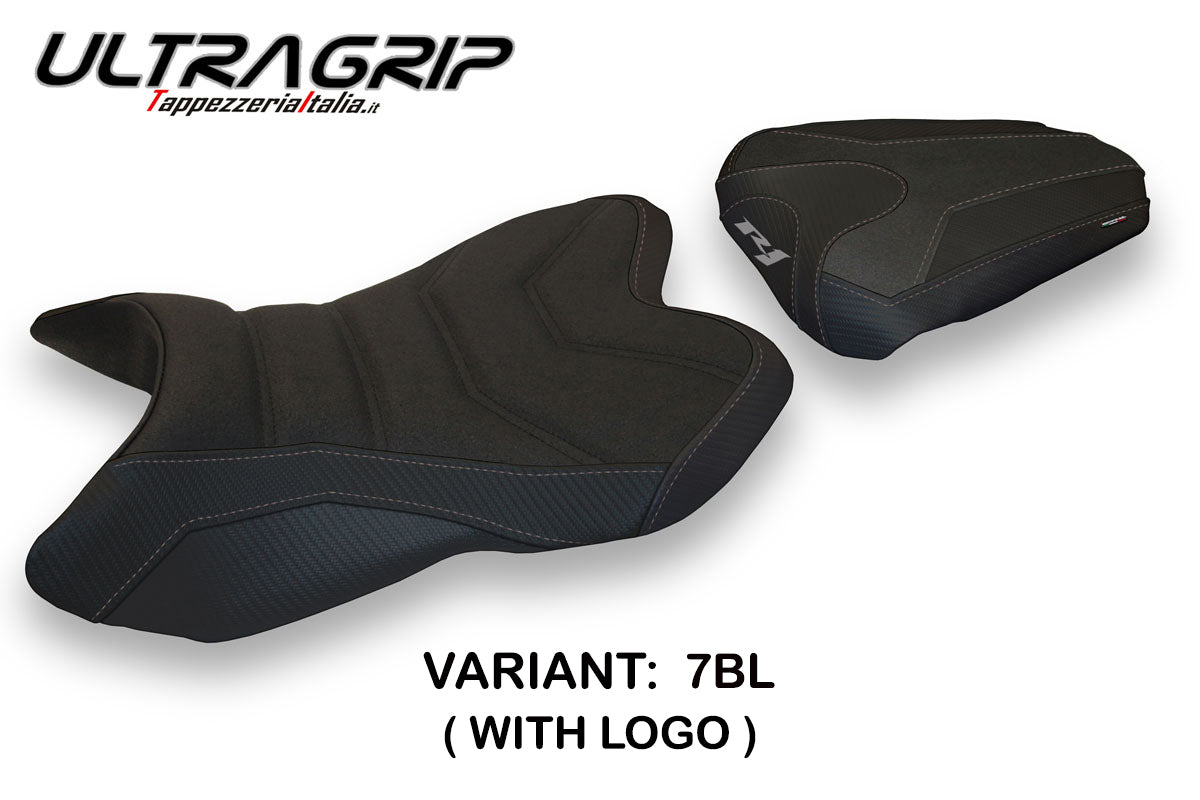 Tappezzeria Italia Yamaha YZF R1 2007-2008 Seat Cover Ultragrip in Black