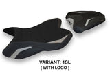 Tappezzeria Italia Yamaha YZF R1 2007-2008 Seat Cover in Silver and Black