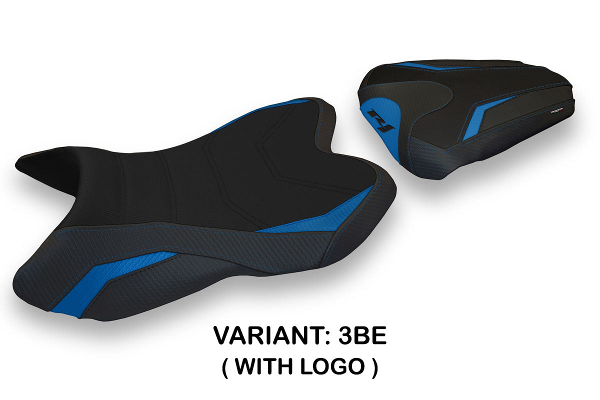 Tappezzeria Italia Yamaha YZF R1 2007-2008 Seat Cover iin Blue and Black