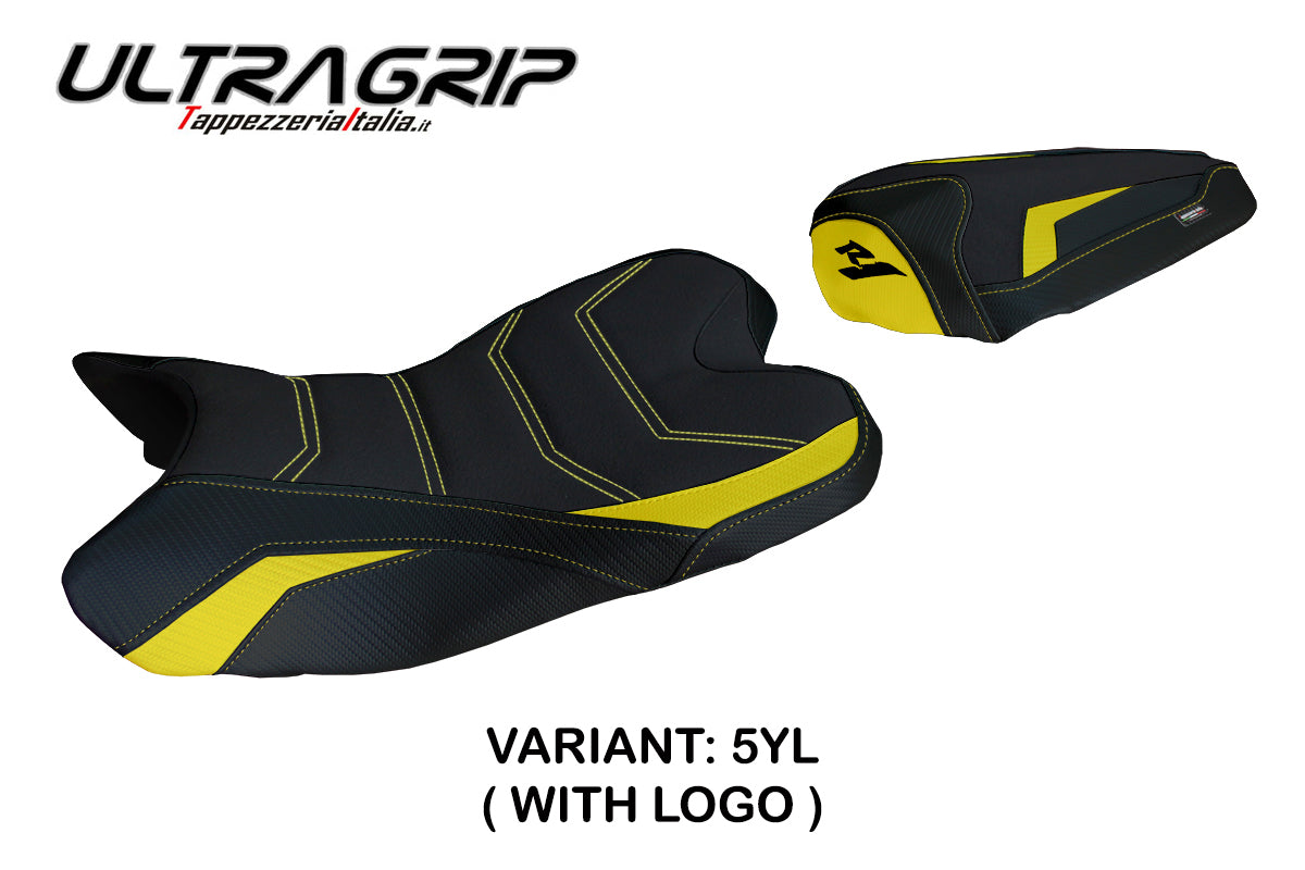Tappezzeria Italia Yamaha YZF R1 2009-2014 Seat Cover Ultragrip in Yellow