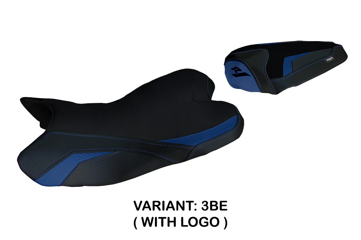 Tappezzeria Italia Yamaha YZF R1 2009-2014 Seat Cover in Blue and Black