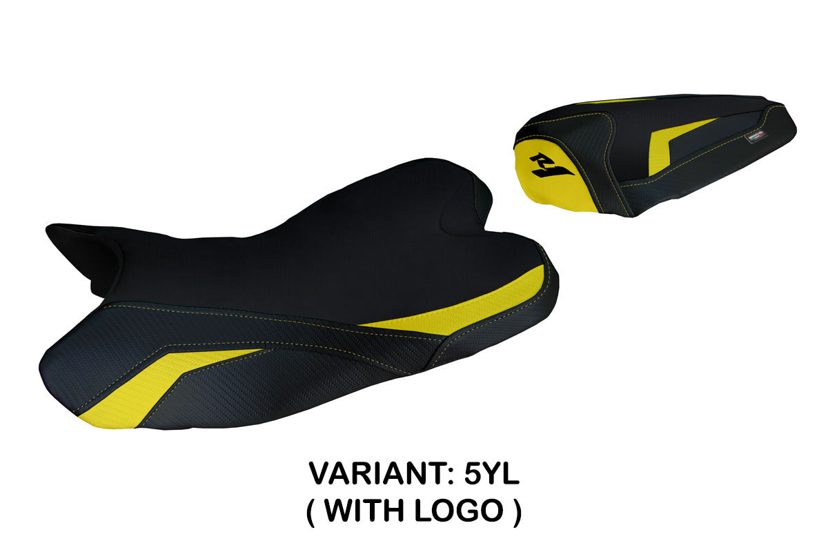 Tappezzeria Italia Yamaha YZF R1 2009-2014 Seat Cover in Yellow and Black