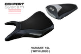 Tappezzeria Italia Yamaha YZF R3 2015-2024 Seat Cover Comfort in Silver