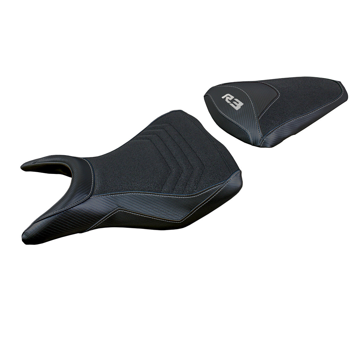 Tappezzeria Italia Yamaha YZF R3 2015-2024 Seat Cover Ultragrip in Black