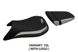 Tappezzeria Italia Yamaha YZF R6 2003-2005 Seat Cover in Silver and Black