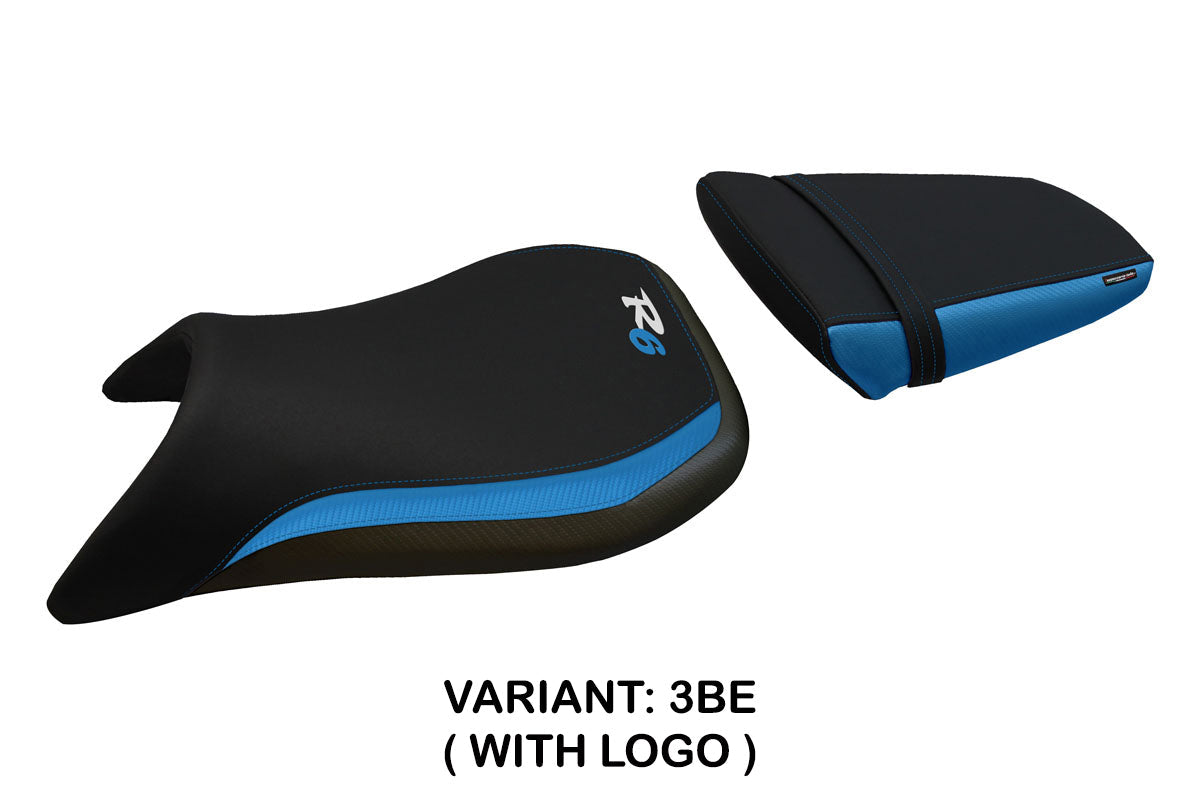 Tappezzeria Italia Yamaha YZF R6 2003-2005 Seat Cover in Blue and Black