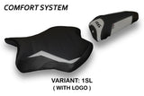 Tappezzeria Italia Yamaha YZF R6 2017-2025 Seat Cover Comfort in Silver