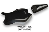 Tappezzeria Italia Yamaha YZF R6 2017-2025 Seat Cover in Silver and Black