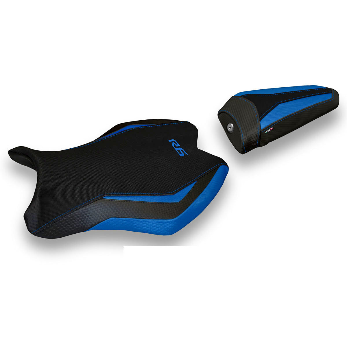 Tappezzeria Italia Yamaha YZF R6 2017-2025 Seat Cover in Blue and Black