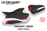 Tappezzeria Italia Yamaha YZF R6 2008-2016 Seat Cover Ultragrip in White and Red SE