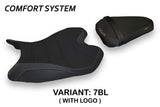 Yamaha YZF R6 2008-2016 Seat Cover Tappezzeria Italia Comfort in Black
